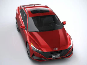 Hyundai Elantra 2021 3D Model