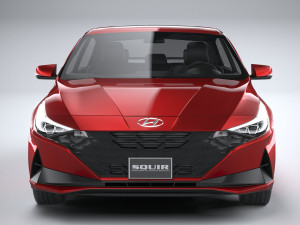 Hyundai Elantra 2021 Modelo 3D