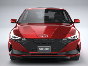 Hyundai Elantra 2021 3D Model