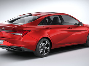 Hyundai Elantra 2021 Modelo 3D