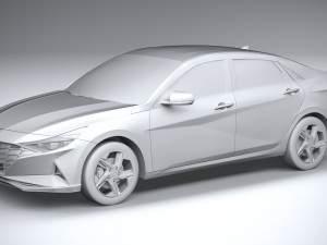 Hyundai Elantra 2021 Modelo 3D