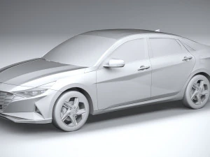Hyundai Elantra 2021 3D Model