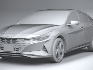 Hyundai Elantra 2021 Modelo 3D