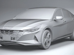 Hyundai Elantra 2021 3D Model