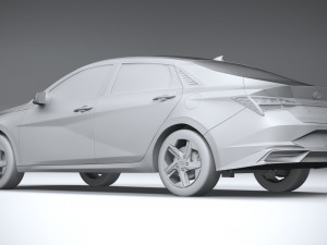 Hyundai Elantra 2021 Modelo 3D