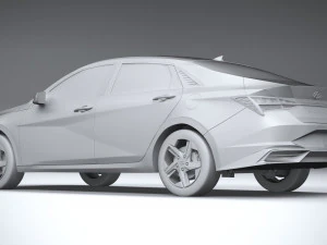 Hyundai Elantra 2021 3D Model