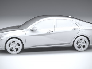 Hyundai Elantra 2021 Modelo 3D