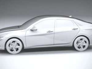 Hyundai Elantra 2021 3D Model