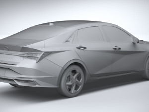 Hyundai Elantra 2021 Modelo 3D