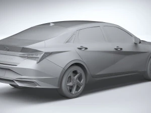 Hyundai Elantra 2021 3D Model