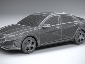 Hyundai Elantra 2021 Modelo 3D