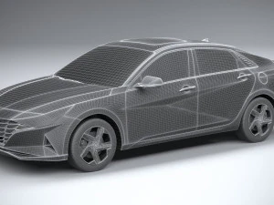 Hyundai Elantra 2021 3D Model