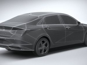 Hyundai Elantra 2021 Modelo 3D