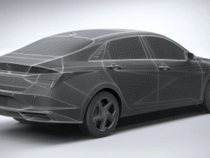 Hyundai Elantra 2021 3D Model