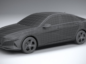 Hyundai Elantra 2021 Modelo 3D