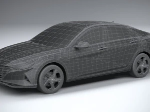 Hyundai Elantra 2021 3D Model