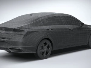 Hyundai Elantra 2021 3D Model