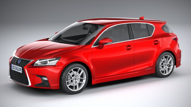 Lexus CT 200H Regular 2020 Modello 3D .c4d .max .obj .3ds .fbx .stl .blend 