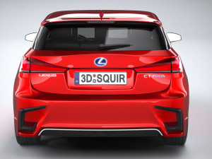 Lexus CT 200H Regular 2020 Modello 3D