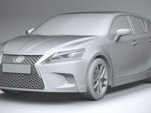 Lexus CT 200H Regular 2020 Modello 3D