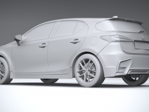 Lexus CT 200H Regular 2020 Modello 3D