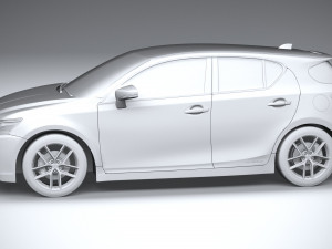 Lexus CT 200H Regular 2020 Modello 3D