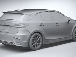 Lexus CT 200H Regular 2020 Modello 3D