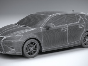 Lexus CT 200H Regular 2020 Modello 3D