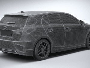 Lexus CT 200H Regular 2020 Modello 3D