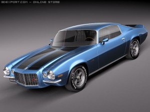 Chevrolet Camaro 1970 Z28 3D Model