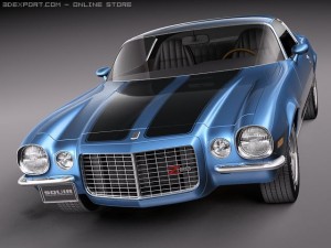 Chevrolet Camaro 1970 Z28 Model 3D