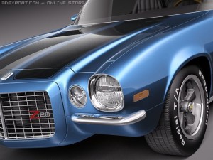 Chevrolet Camaro 1970 Z28 Model 3D