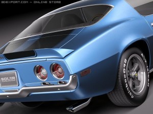 Chevrolet Camaro 1970 Z28 Model 3D