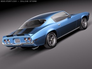 Chevrolet Camaro 1970 Z28 Model 3D