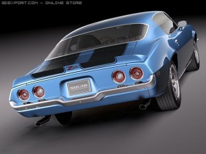 Chevrolet Camaro 1970 Z28 Model 3D