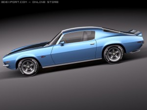 Chevrolet Camaro 1970 Z28 Model 3D