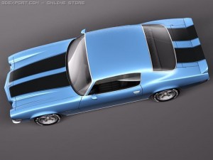 Chevrolet Camaro 1970 Z28 Model 3D