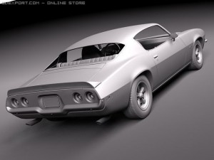 Chevrolet Camaro 1970 Z28 Model 3D