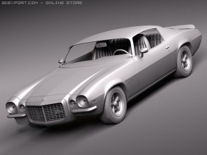 Chevrolet Camaro 1970 Z28 Model 3D