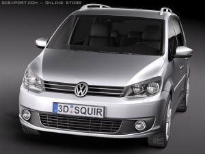 Volkswagen Touran 2011 Model 3D