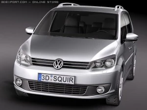 Volkswagen Touran 2011 3D Model