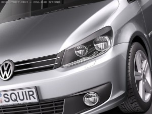 Volkswagen Touran 2011 Model 3D