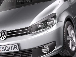 Volkswagen Touran 2011 3D Model
