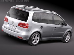 Volkswagen Touran 2011 Model 3D