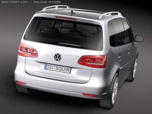 Volkswagen Touran 2011 3D Model