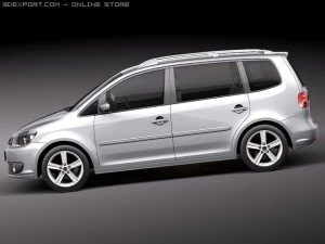 Volkswagen Touran 2011 3D Model