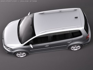 Volkswagen Touran 2011 Model 3D