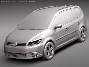 Volkswagen Touran 2011 Model 3D