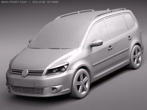 Volkswagen Touran 2011 3D Model