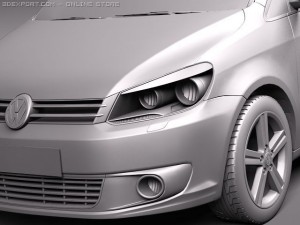 Volkswagen Touran 2011 Model 3D